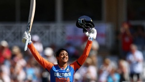 Smriti Mandhana's Blistering Century and Sree Charani's Debut Heroics Power India to Crushing T20I Victory Over England