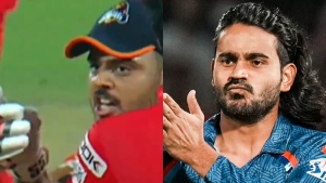 Watch: Nitish Rana, Digvesh Rathi's heated face off in Delhi Premier League 2025