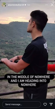 'I am heading into nowhere': Arjun Tendulkar shares cryptic post weeks after engagement with Saaniya Chandok