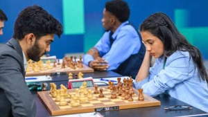 Nihal Sarin Joins Lead in FIDE Grand Swiss After Round 8; Gukesh and Deshmukh Battle to Epic Draw