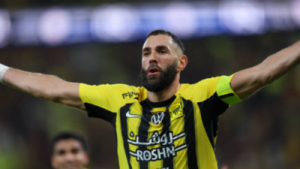 Benzema Ruled Out: Al-Ittihad Captain to Miss Al-Fateh Clash Due to Injury
OR
Injury Sidelines Benzema: Al-Ittihad to Face Al-Fateh Without Star Striker
OR
Al-Ittihad Dealt Blow: Benzema Injury Forces Absence Against Al-Fateh