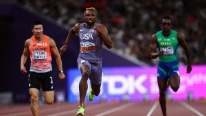 Lyles, Thompson Lead the Pack in World Championship 100m Heats; Jacobs Advances
Alternatively:
World Athletics Championships: Lyles, Thompson Shine in 100m Heats as Jacobs Scrapes Through