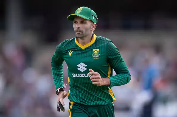 Maharaj suffered a groin injury. 