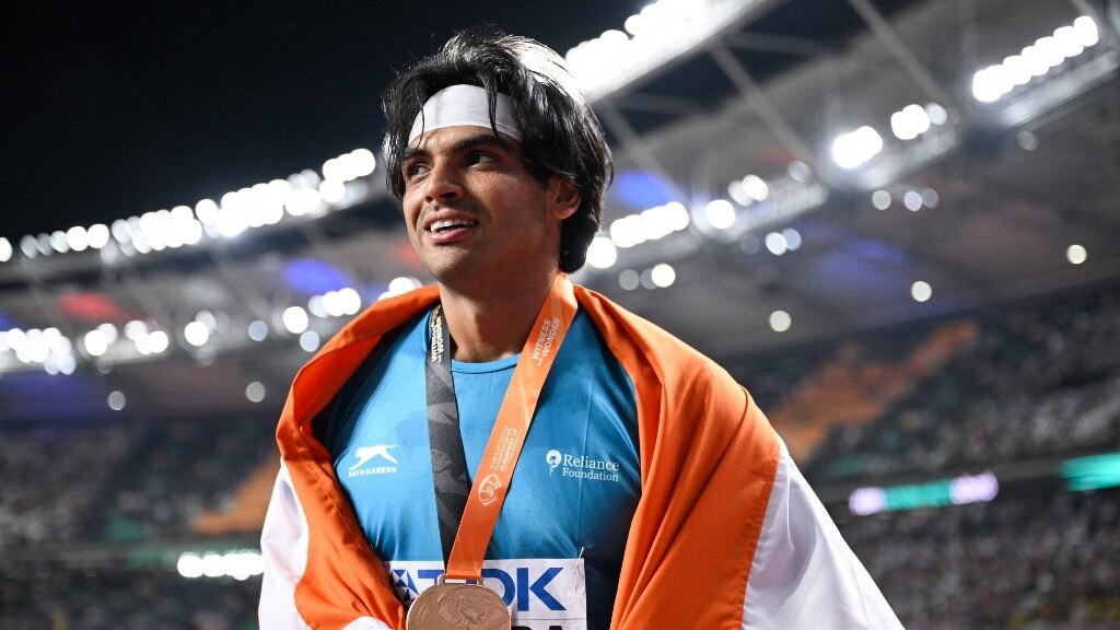 Neeraj Chopra will be looking to win another WAC title. (AFP Photo) Neeraj Chopra