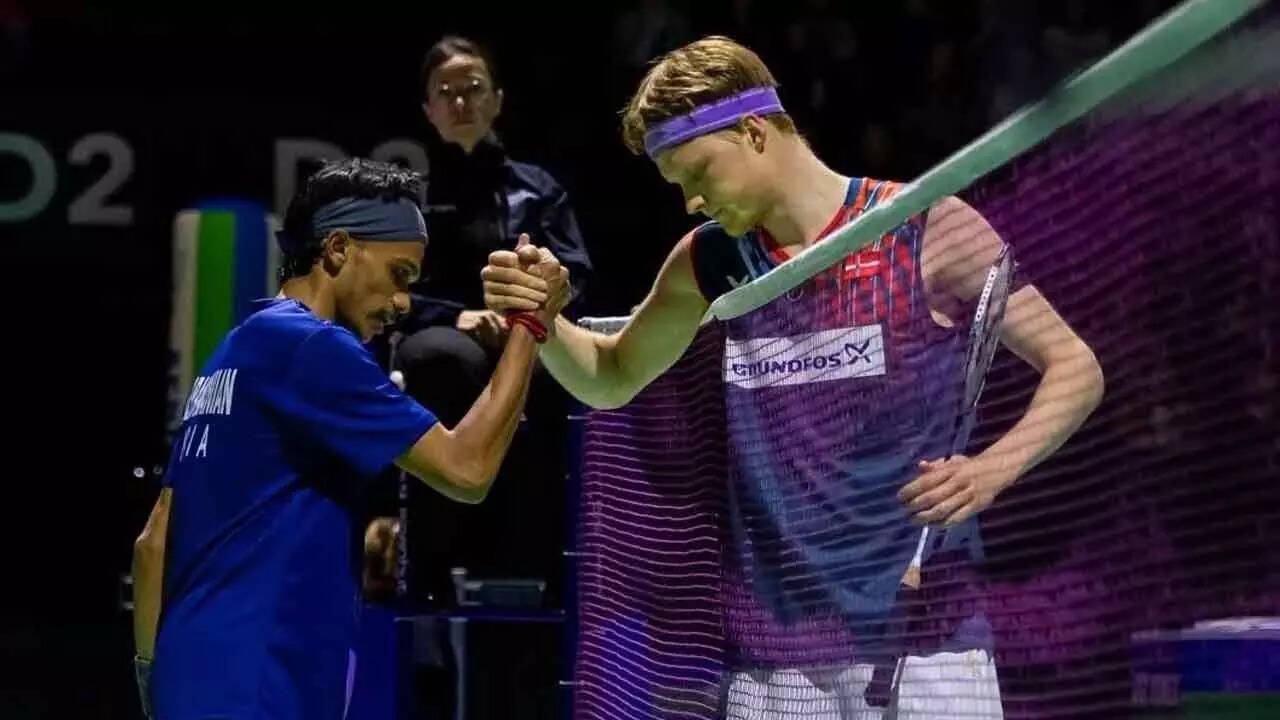 win over World No. 2 Anders Antonsen