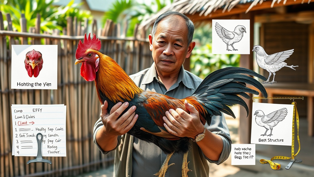 Cách chọn gà chọi đòn hay nhất – Bí quyết nâng cao chiến thắng trong sới gà