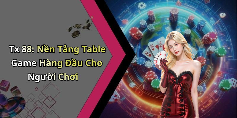 Tx 88: Nền Tảng Table Game Hàng Đầu Cho Người Chơi