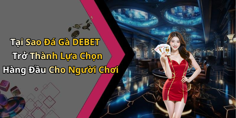 Tại Sao Đá Gà DEBET Trở Thành Lựa Chọn Hàng Đầu Cho Người Chơi