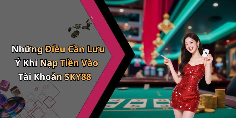 Những Điều Cần Lưu Ý Khi Nạp Tiền Vào Tài Khoản SKY88