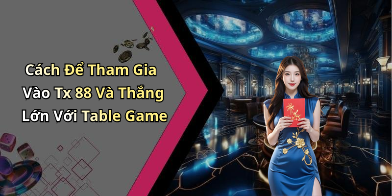 Cách Để Tham Gia Vào Tx 88 Và Thắng Lớn Với Table Game